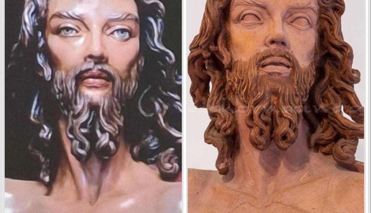 Comparación con la talla original de Ortega Bru