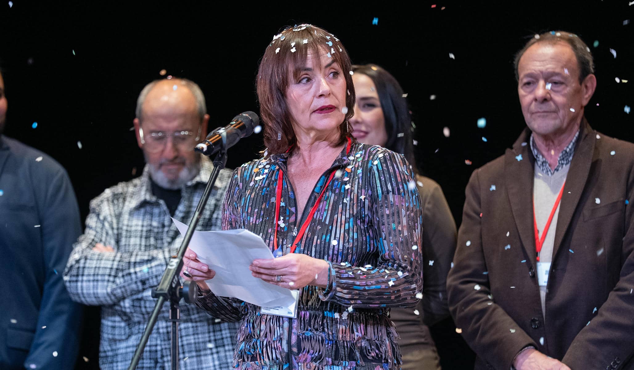 La lectura del veredicto del jurado en semifinales.