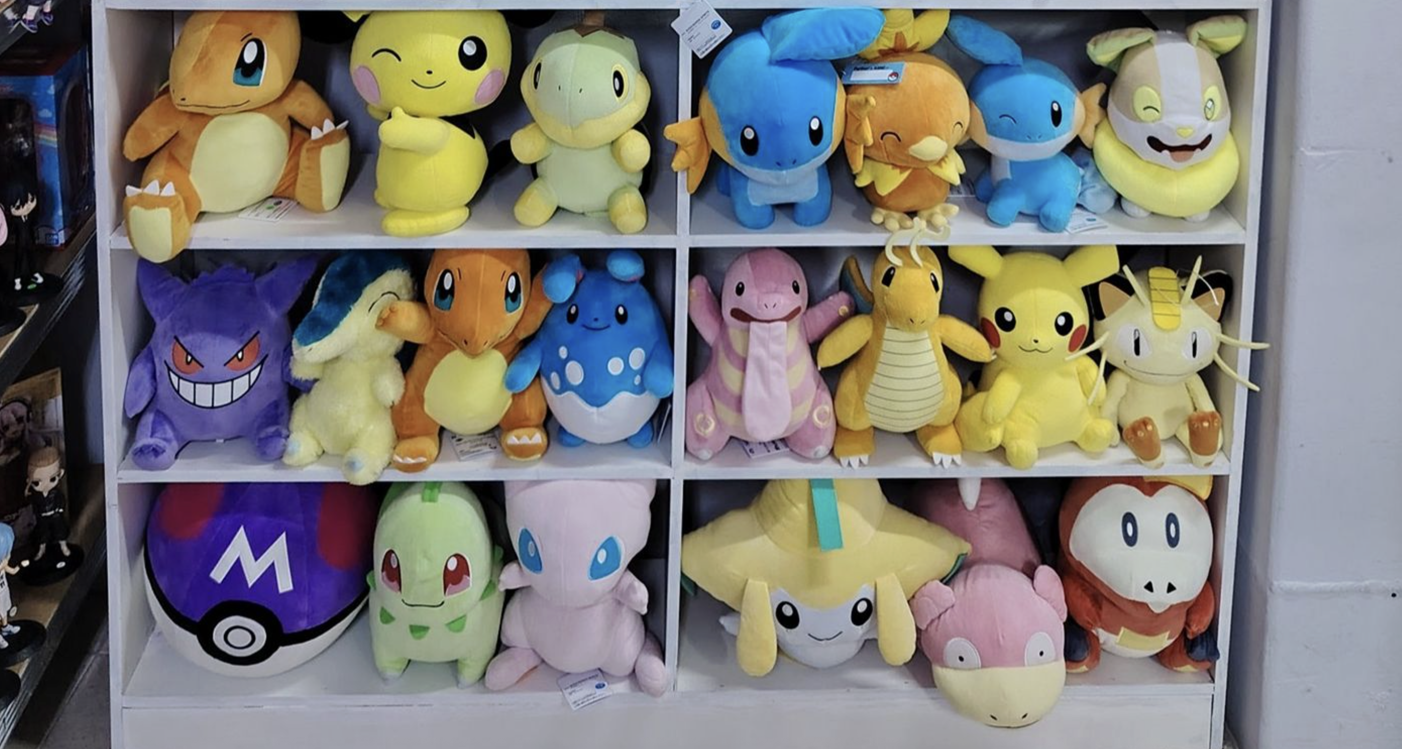 Peluches de Pokemon.