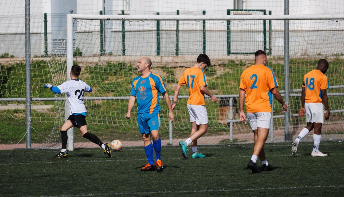 Una imagen del partido jugado en La Canaleja.