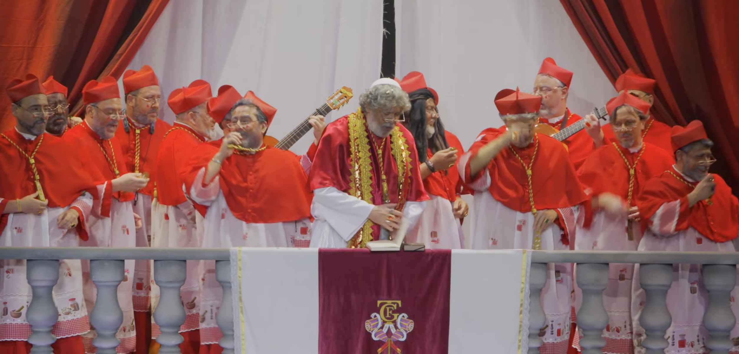 Un momento de la actuación en la final de Los que van a coger papas. Un momento de la actuación en la final de Los que van a coger papas.