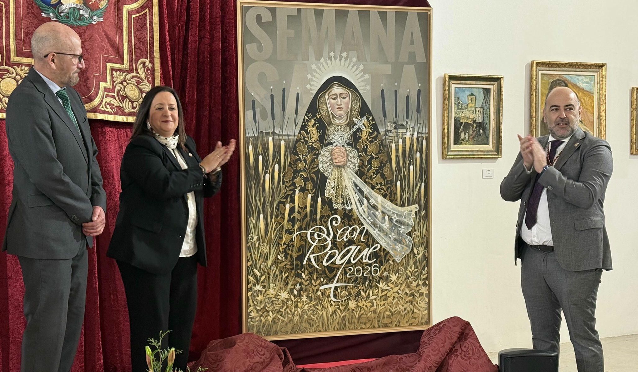 Presentación del cartel anunciador de la Semana Santa de San Roque 2026