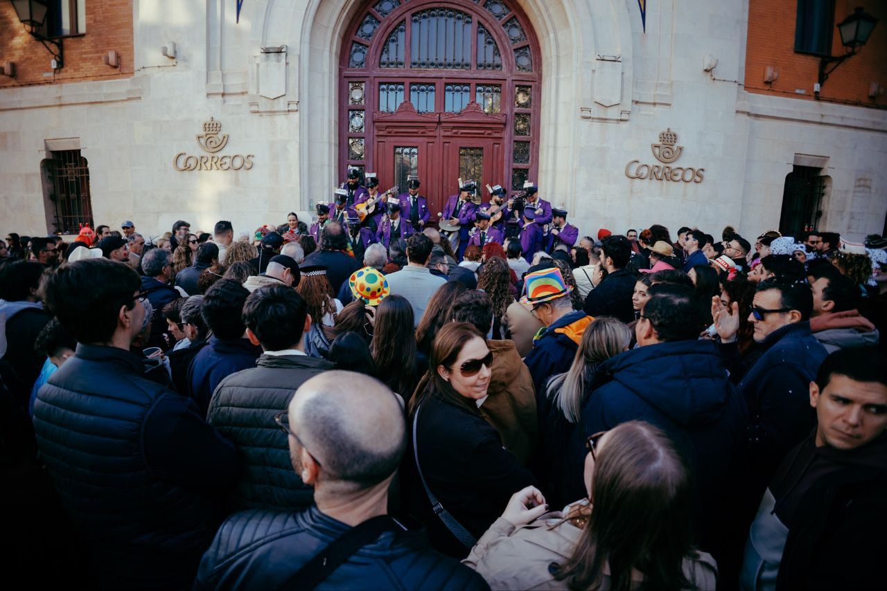 Una de las numerosas actuaciones previstas para esta jornada de Carnaval en Cádiz