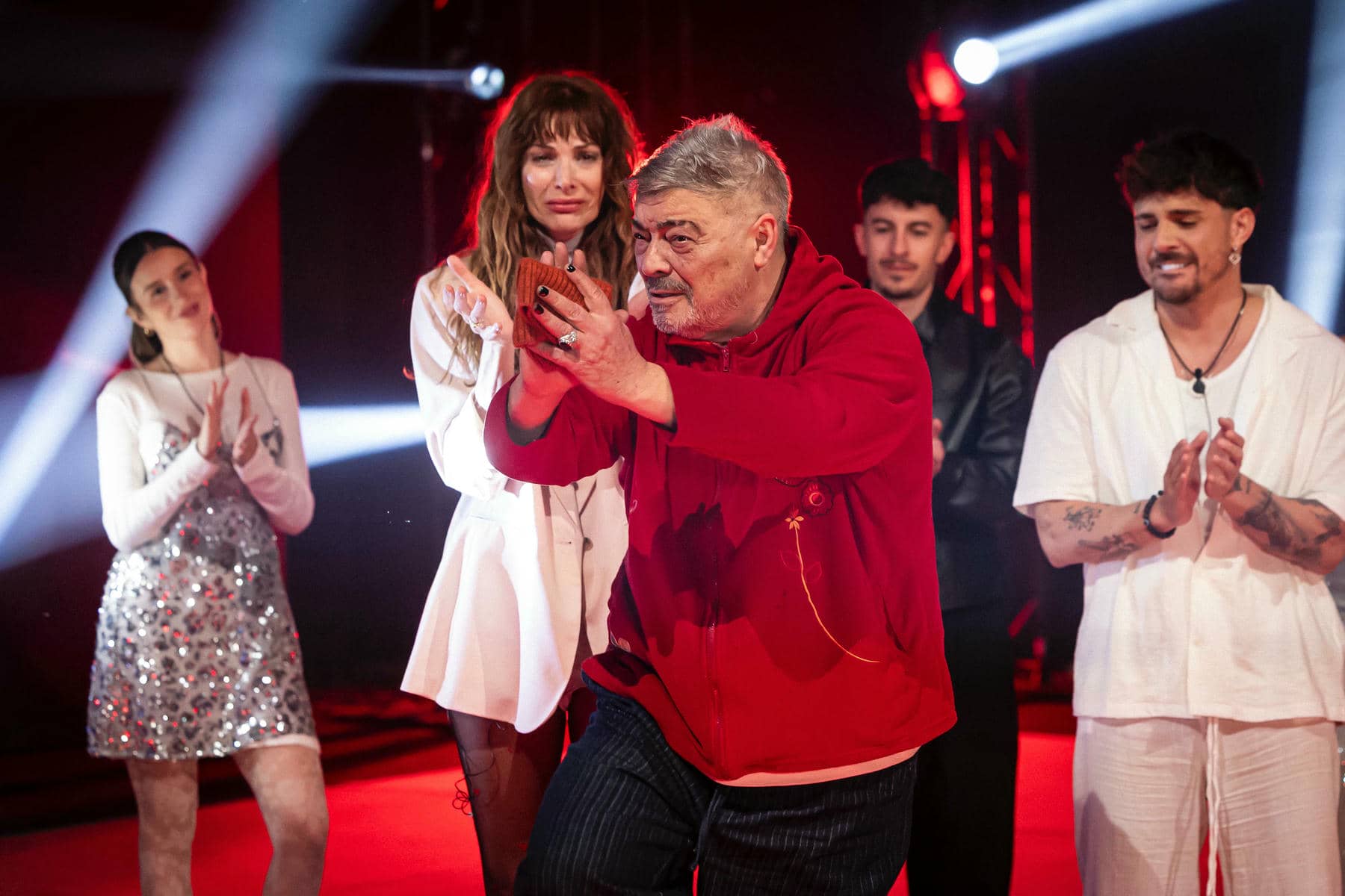 Un momento de la salida de Antonio Canales de Gran Hermano Dúo.