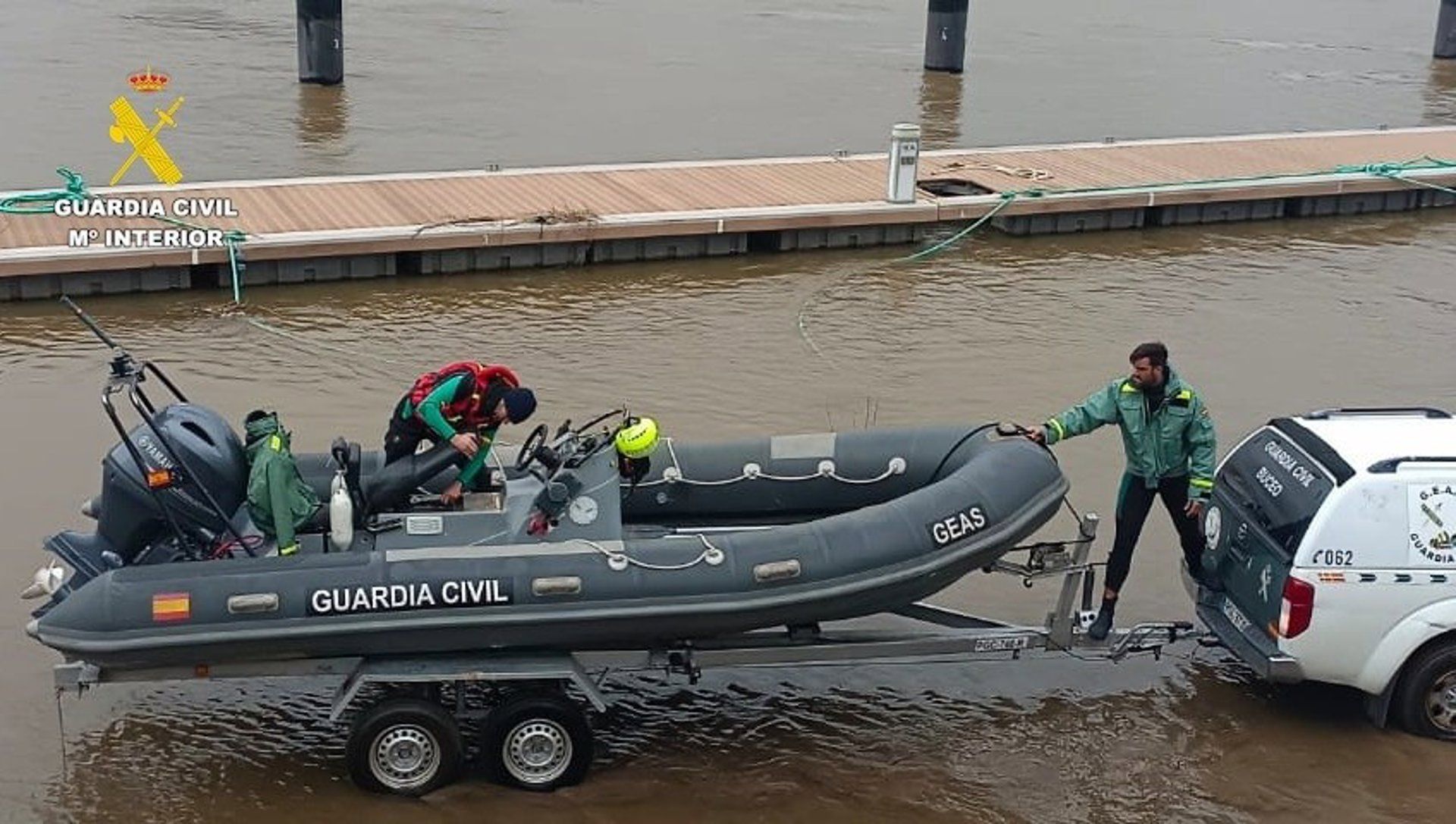 Dispositivo de la Guardia Civil.