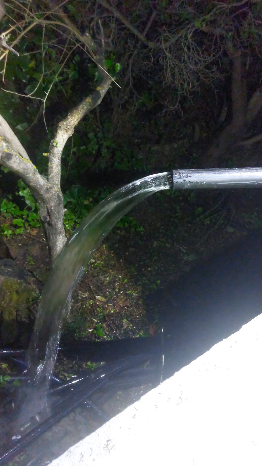 La conducción del agua de Altabacar.