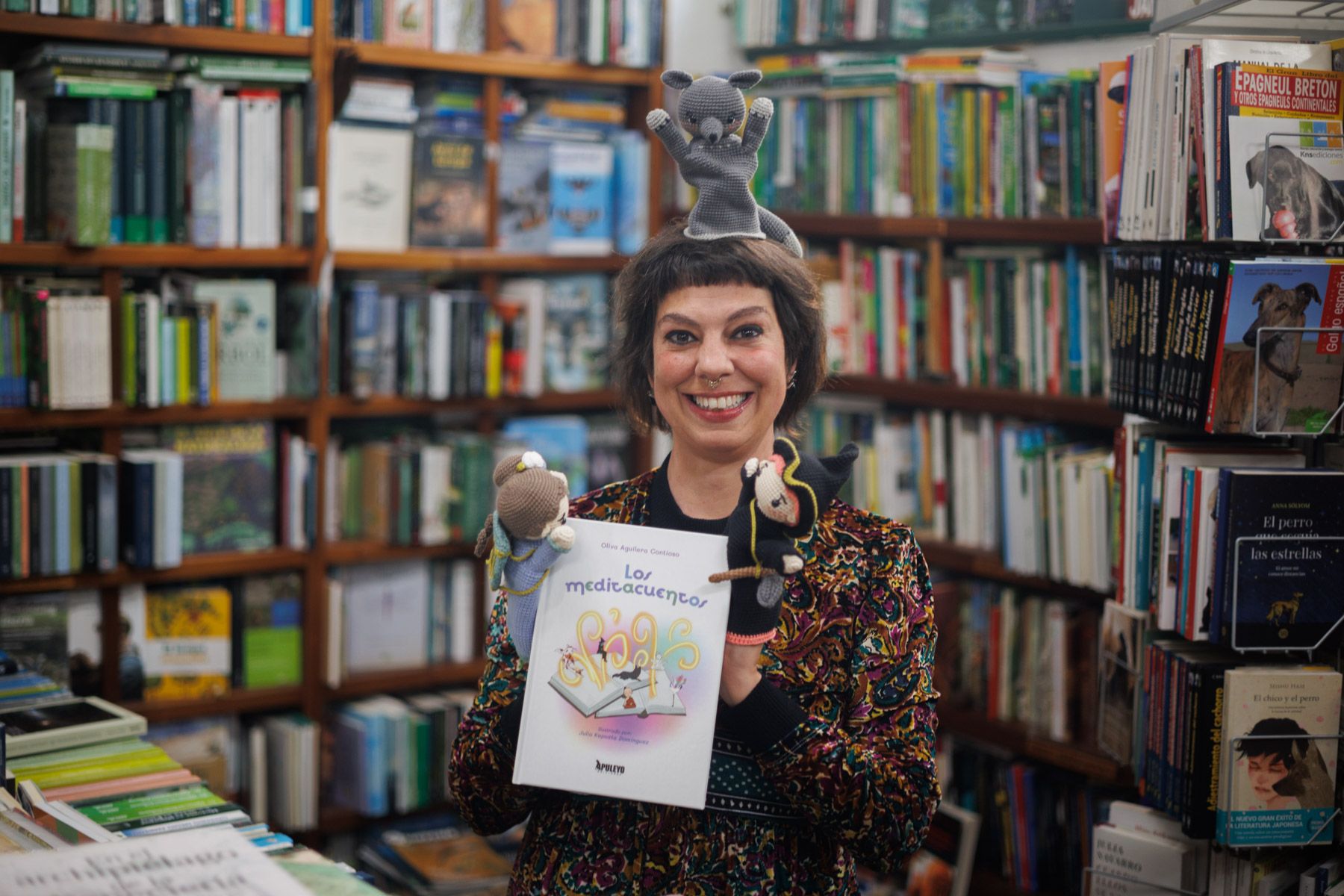 La integradora social Oliva Aguilera, autora de 'Los meditacuentos'.