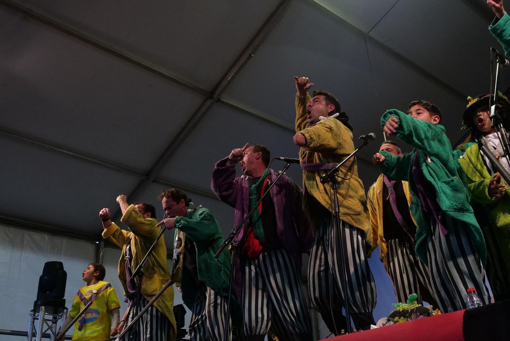 Una actuación reciente en el Carnaval de Chiclana. Una actuación reciente en el Carnaval de Chiclana.