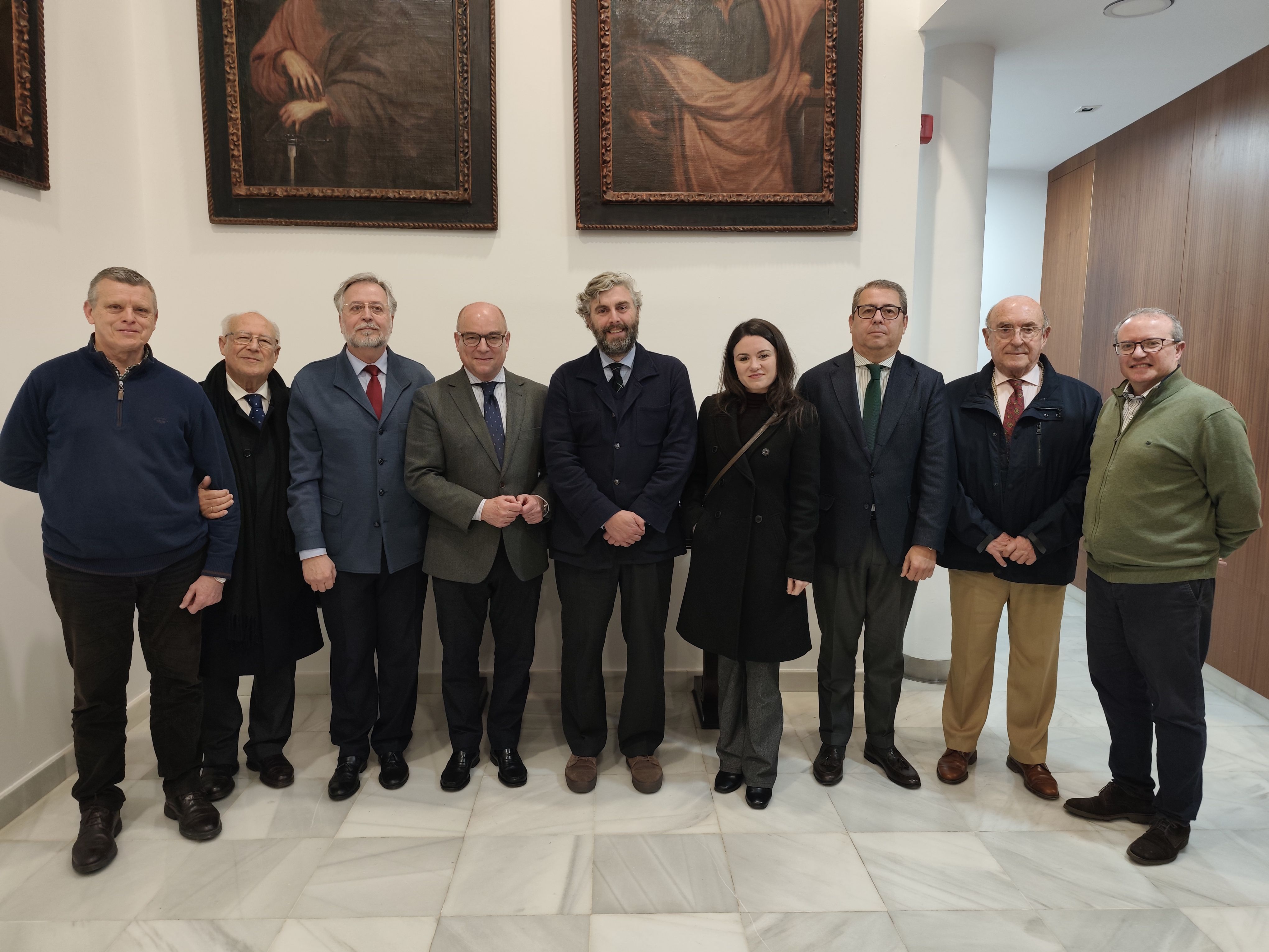 De izquierda a derecha, Francisco Antonio García Romero, Francisco Garrido Arcas, Juan Manuel Pina Morillo, Andrés Luque Teruel, Fernando Núñez Gómez, Alicia Iglesias Cumplido, Ángel Heredia Barea, Fernando Fernández-Gao Palacios y Eugenio Vega Geán. De izquierda a derecha, Francisco Antonio García Romero, Francisco Garrido Arcas, Juan Manuel Pina Morillo, Andrés Luque Teruel, Fernando Núñez Gómez, Alicia Iglesias Cumplido, Ángel Heredia Barea, Fernando Fernández-Gao Palacios y Eugenio Vega Geán.