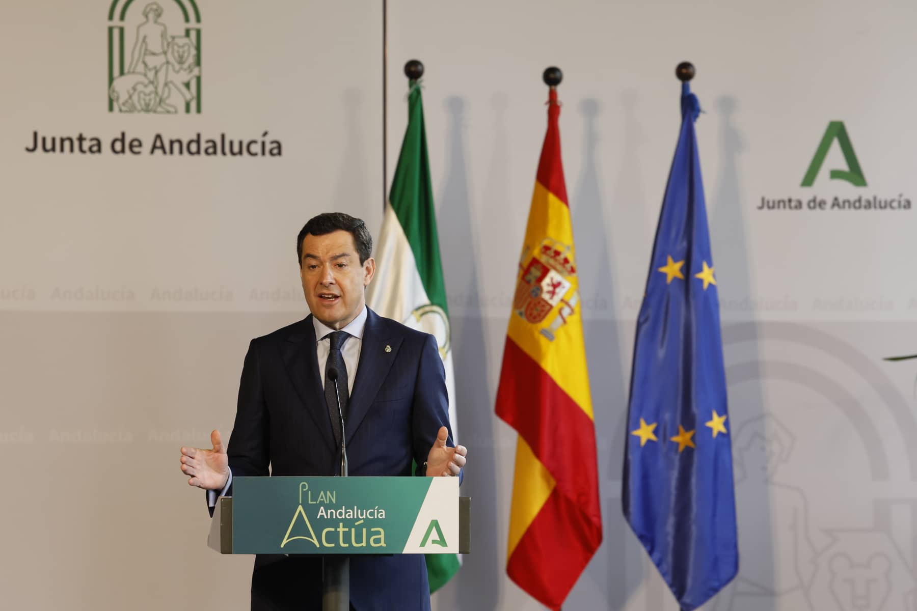 Moreno, en rueda de prensa este martes.