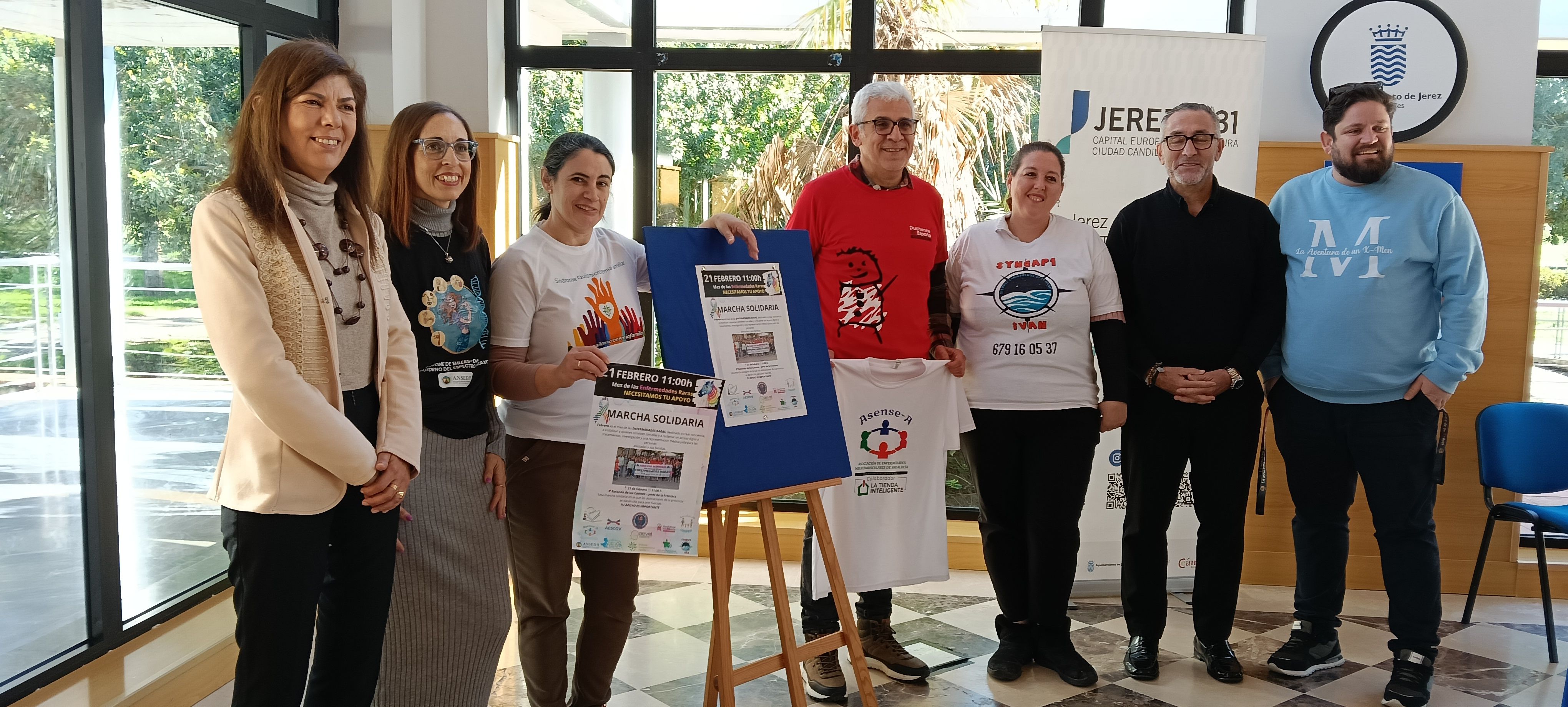 Presentación del acto por el Día de las Enfermedades Raras en Jerez.