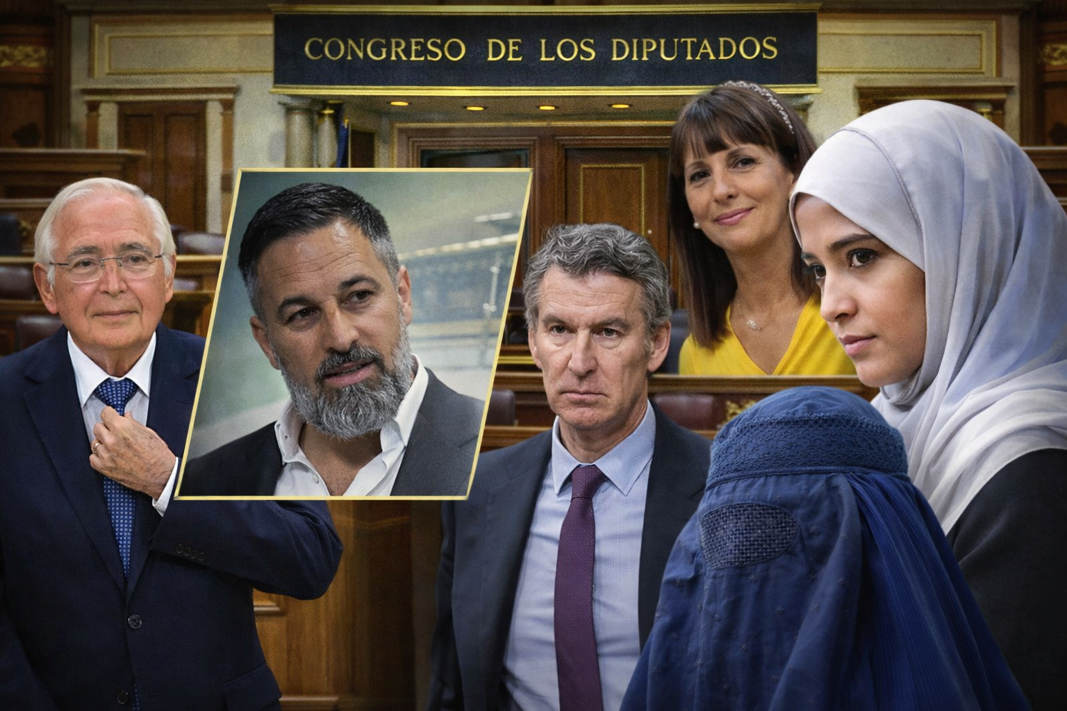 Los gobiernos del PP en Ceuta y Melilla, divididos ante el aval de Feijóo a la propuesta 'anti hiyab' de Vox. Los gobiernos del PP en Ceuta y Melilla, divididos ante el aval de Feijóo a la propuesta 'anti hiyab' de Vox.