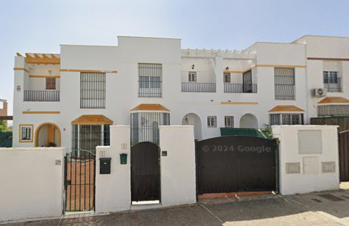 Vivienda en la que se han producido los disparos.