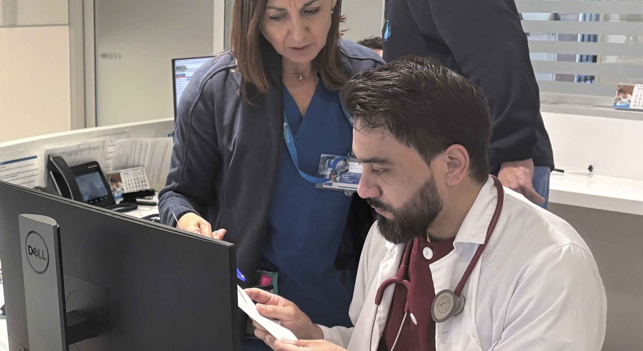 Profesionales del Hospital San Juan Grande de Jerez.