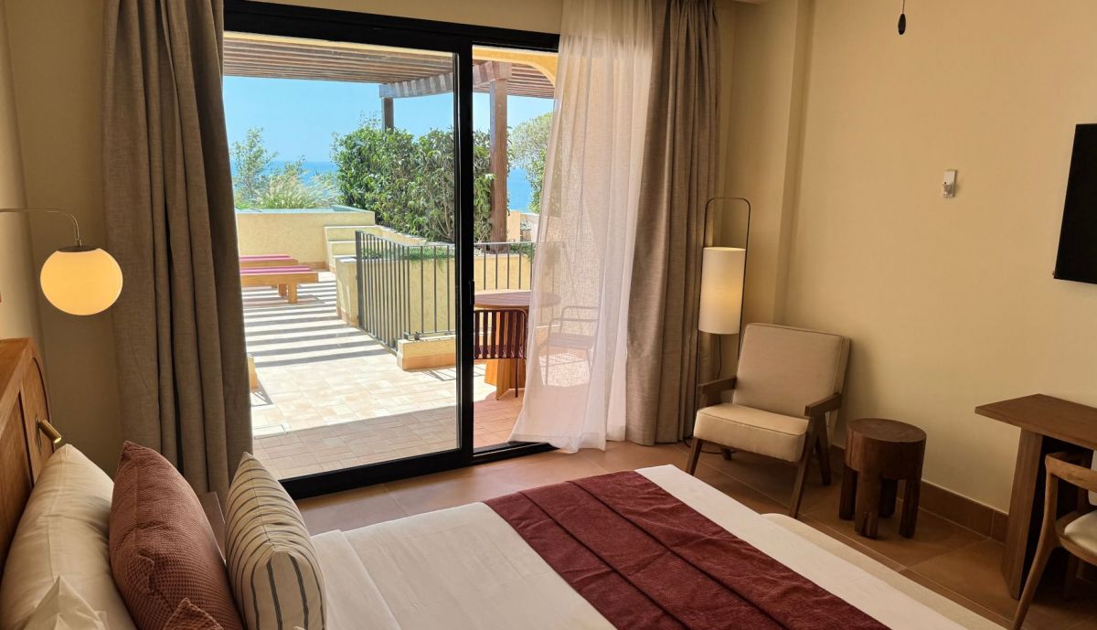 Interior de una de las habitaciones.