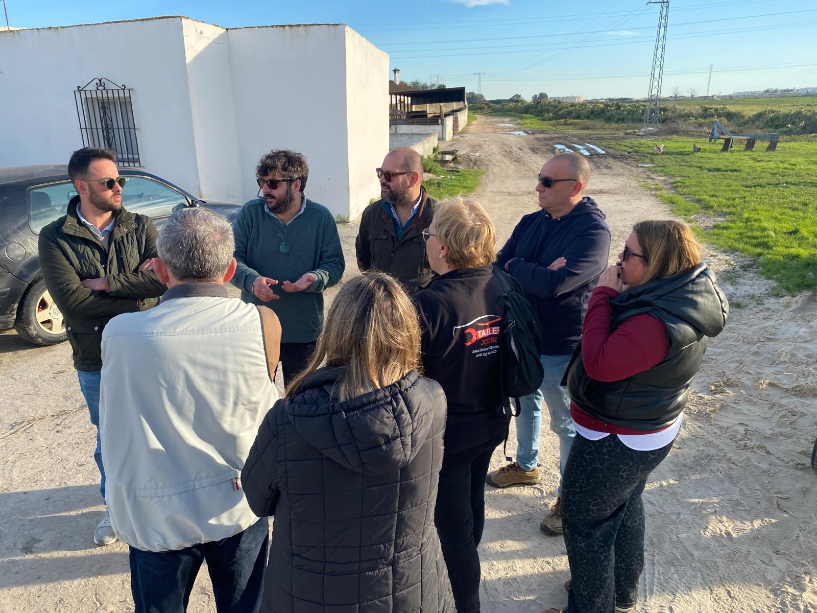 Encuentro con los vecinos de la Cañada del Verdugo y el Camino de los Romanos en El Puerto.