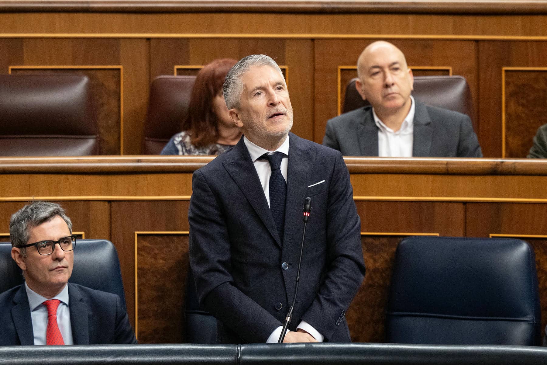 Marlaska, este miércoles en el Congreso.