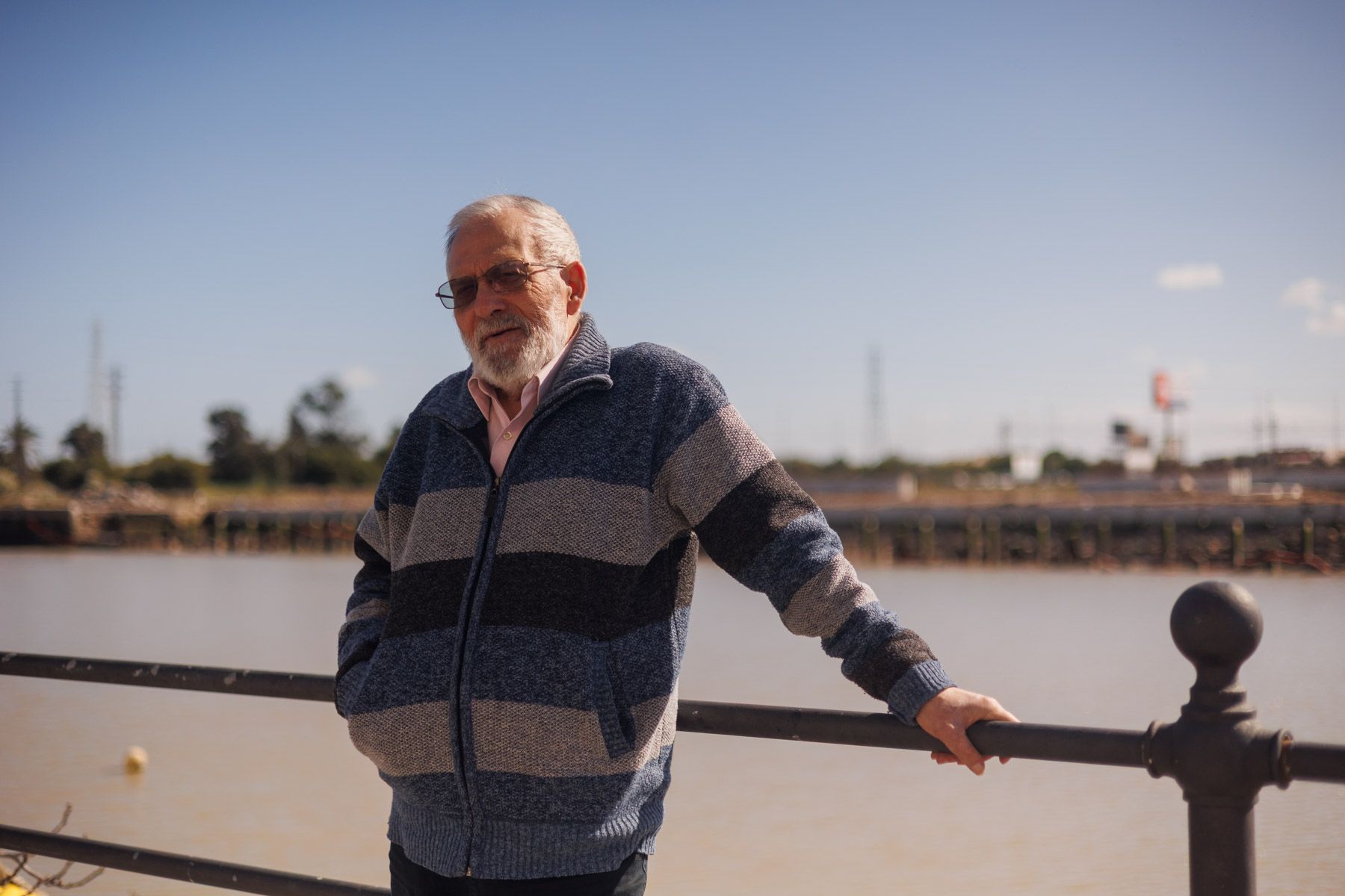 Manuel Botella, en la Bajamar de El Puerto. Manuel Botella, en la Bajamar de El Puerto.