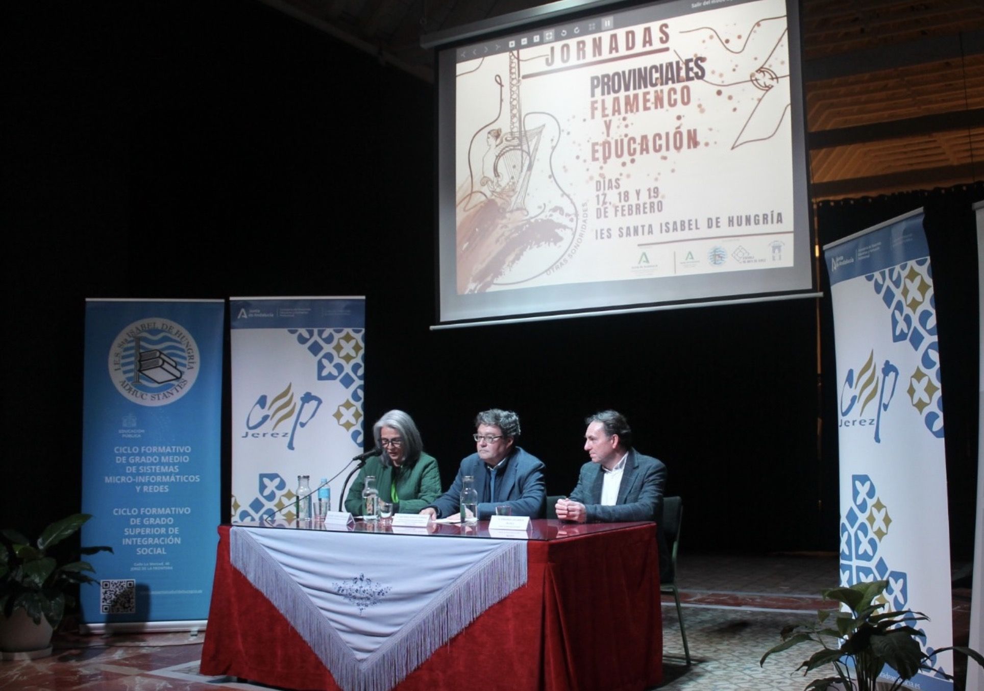 Inauguración de las Jornadas Provinciales de Flamenco y Educacion en Jerez. Inauguración de las Jornadas Provinciales de Flamenco y Educacion en Jerez.