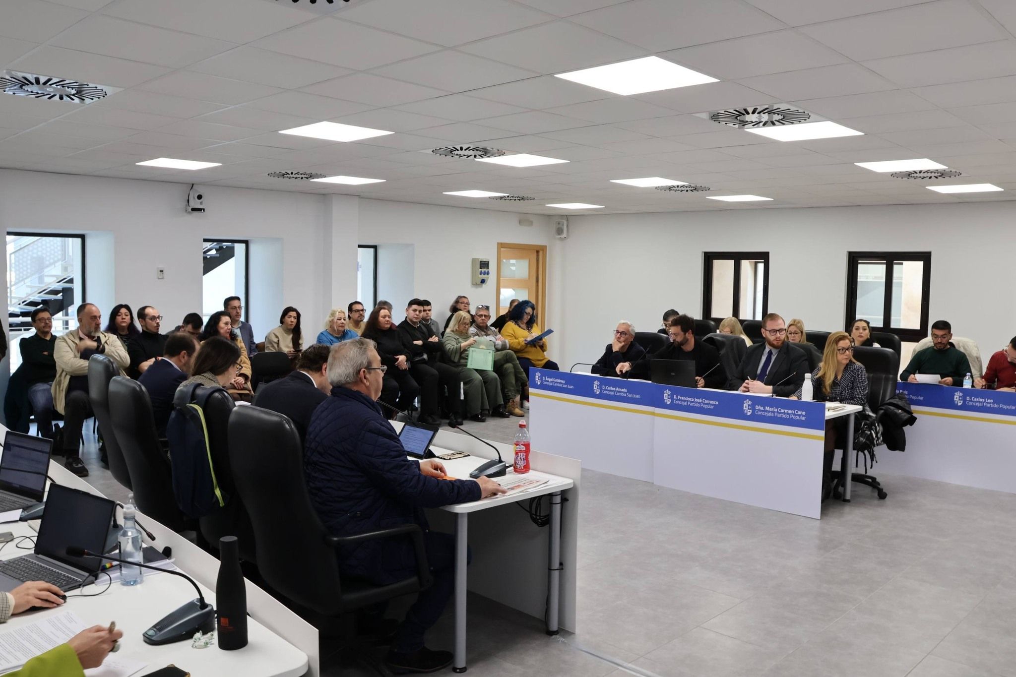 El pleno de San Juan, este jueves.