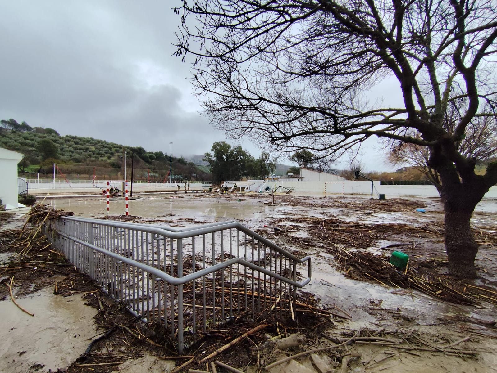 Colegio Torre Alhaquime inundaciones 