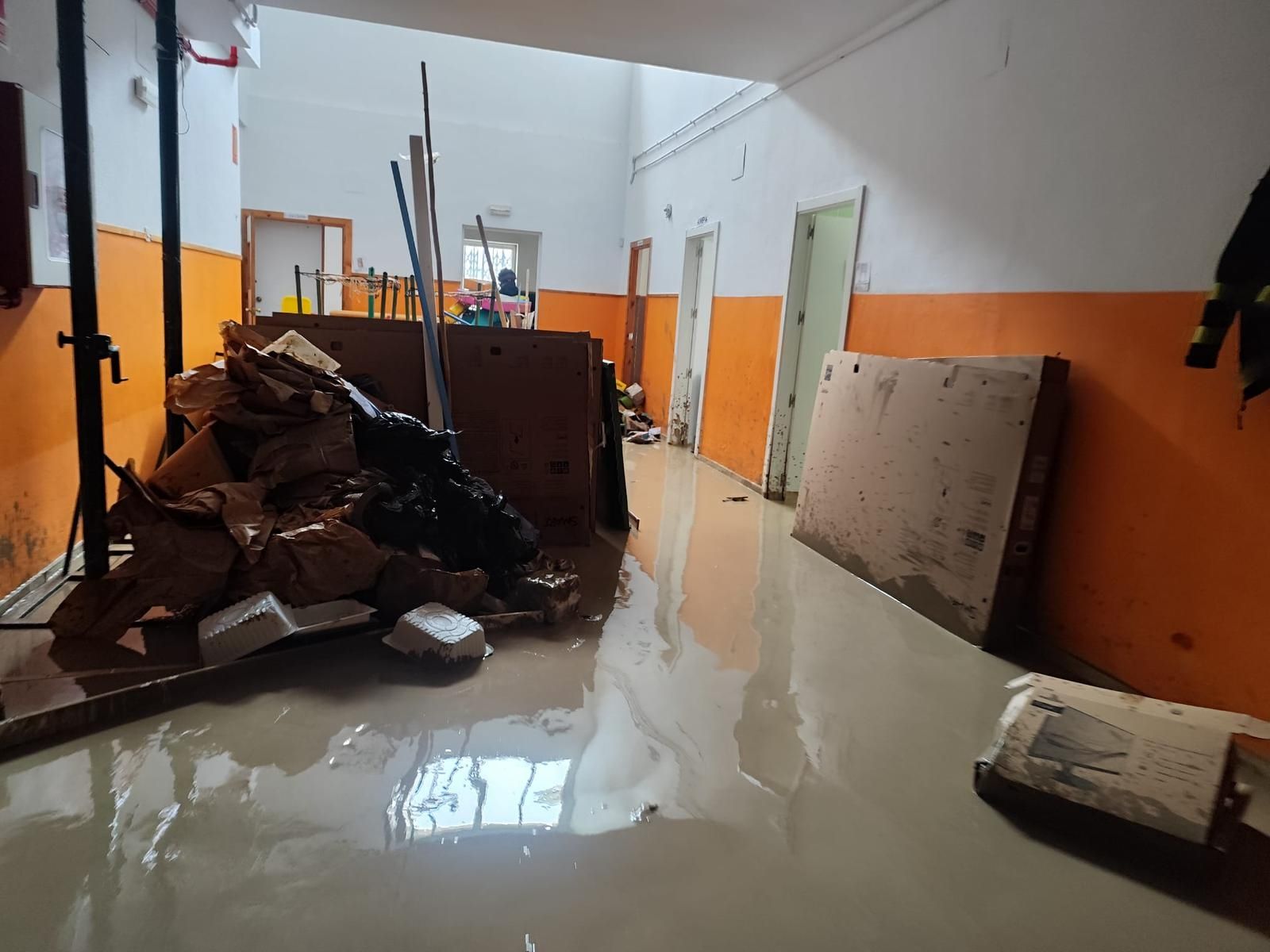 Colegio Torre Alhaquime inundaciones 
