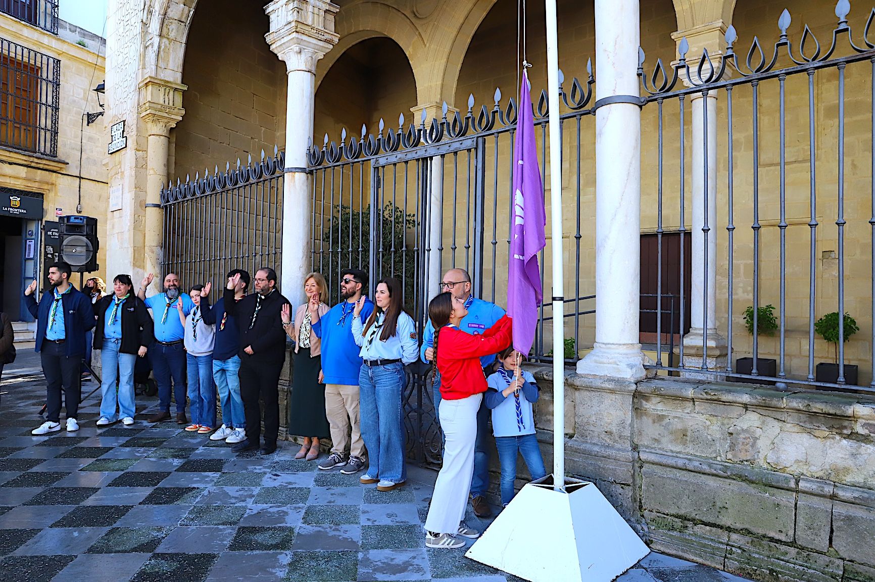 Carmen Pina en el diìa de los Scouts 5