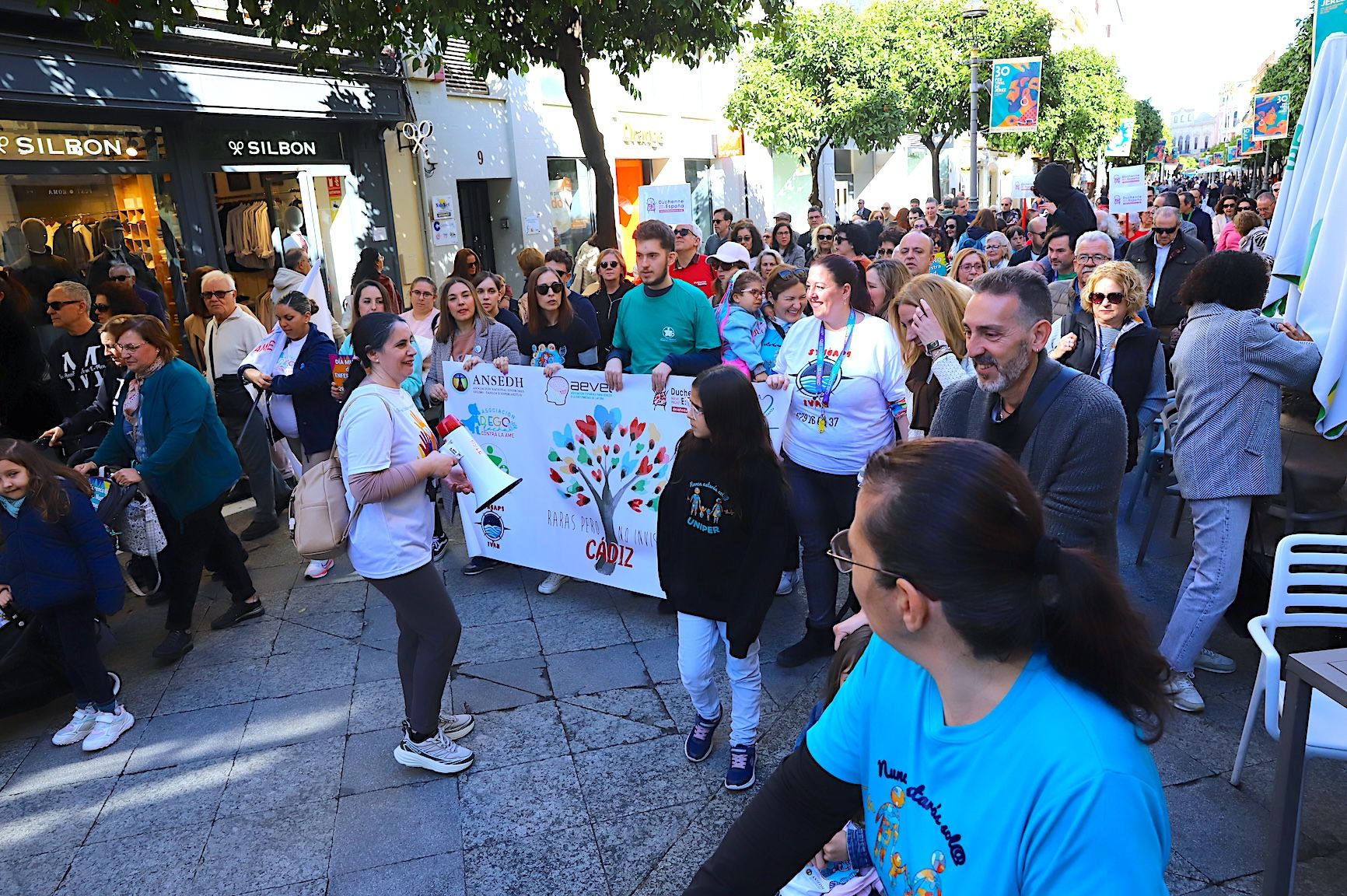 La marcha por el centro de las enfermedades raras. La marcha por el centro de las enfermedades raras.