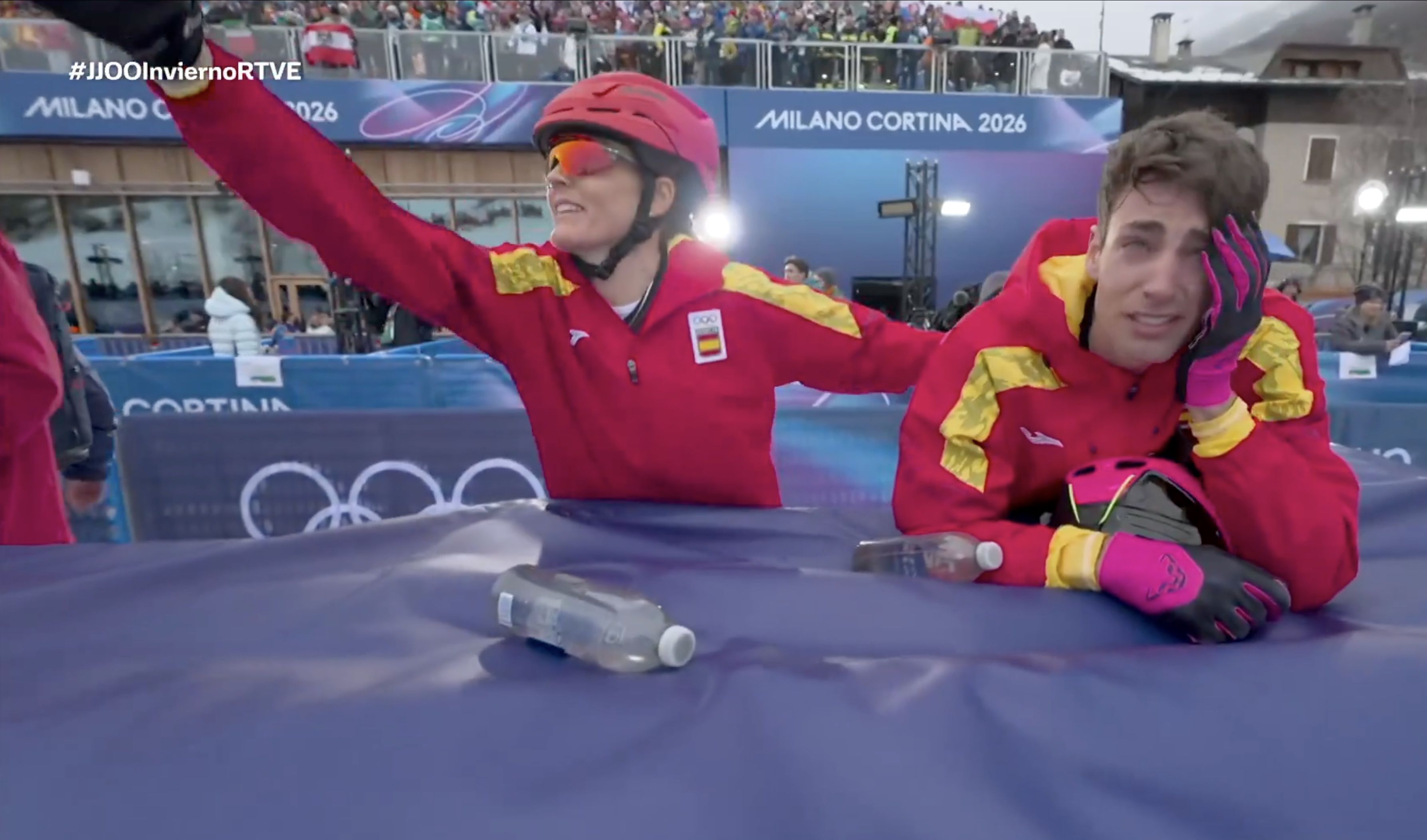 El momento en que conocieron el resultado. El momento en que conocieron el resultado.