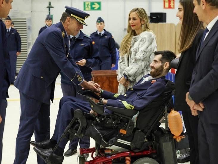 Una imagen de Jesús Salom, compartida por María Guardiola.