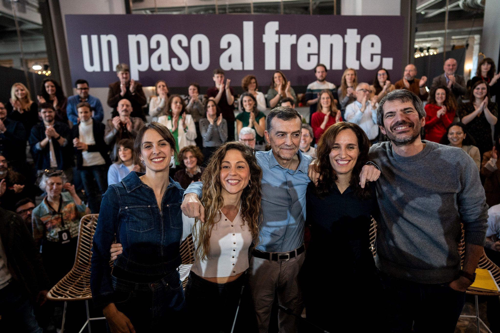 La imagen final del acto. La imagen final del acto.