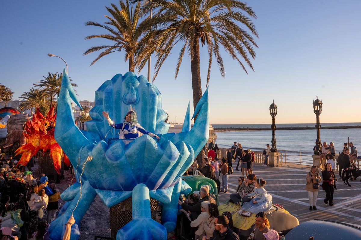 Un momento de la espectacular cabalgata.