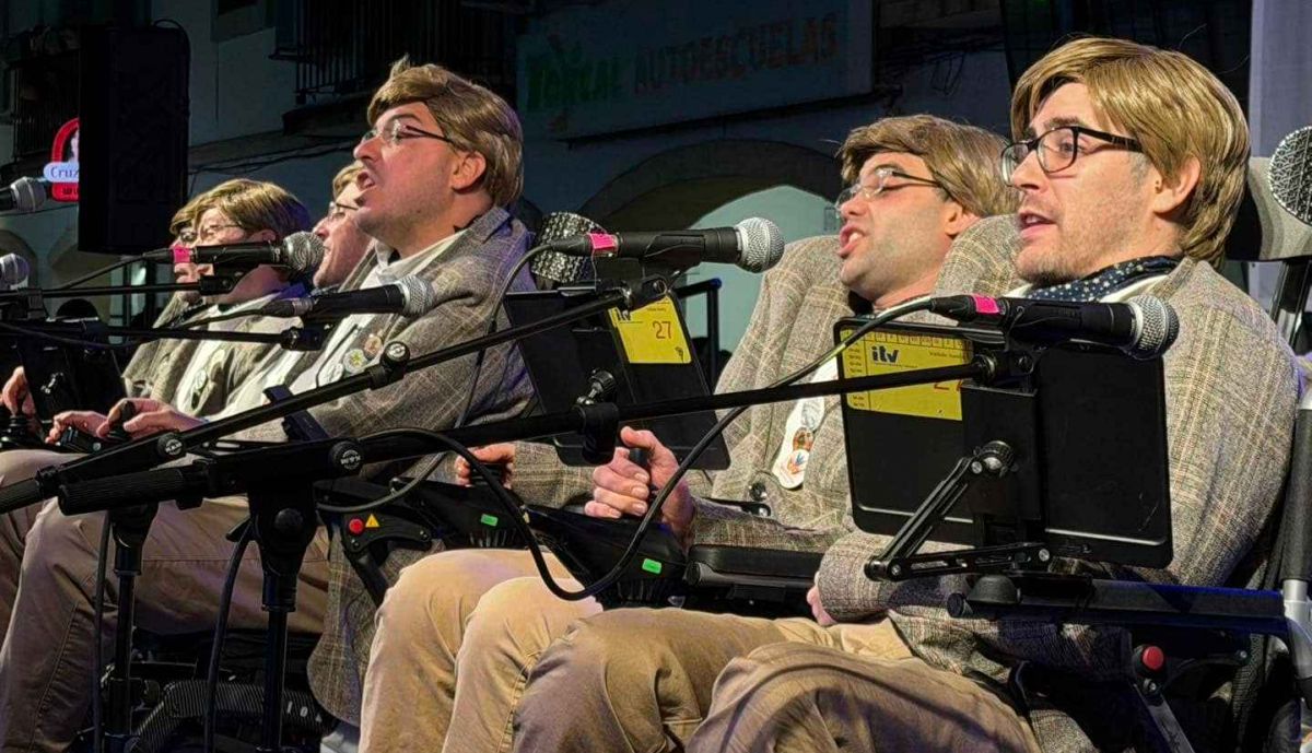 La actuación de 'Una chirigota en teoría'.