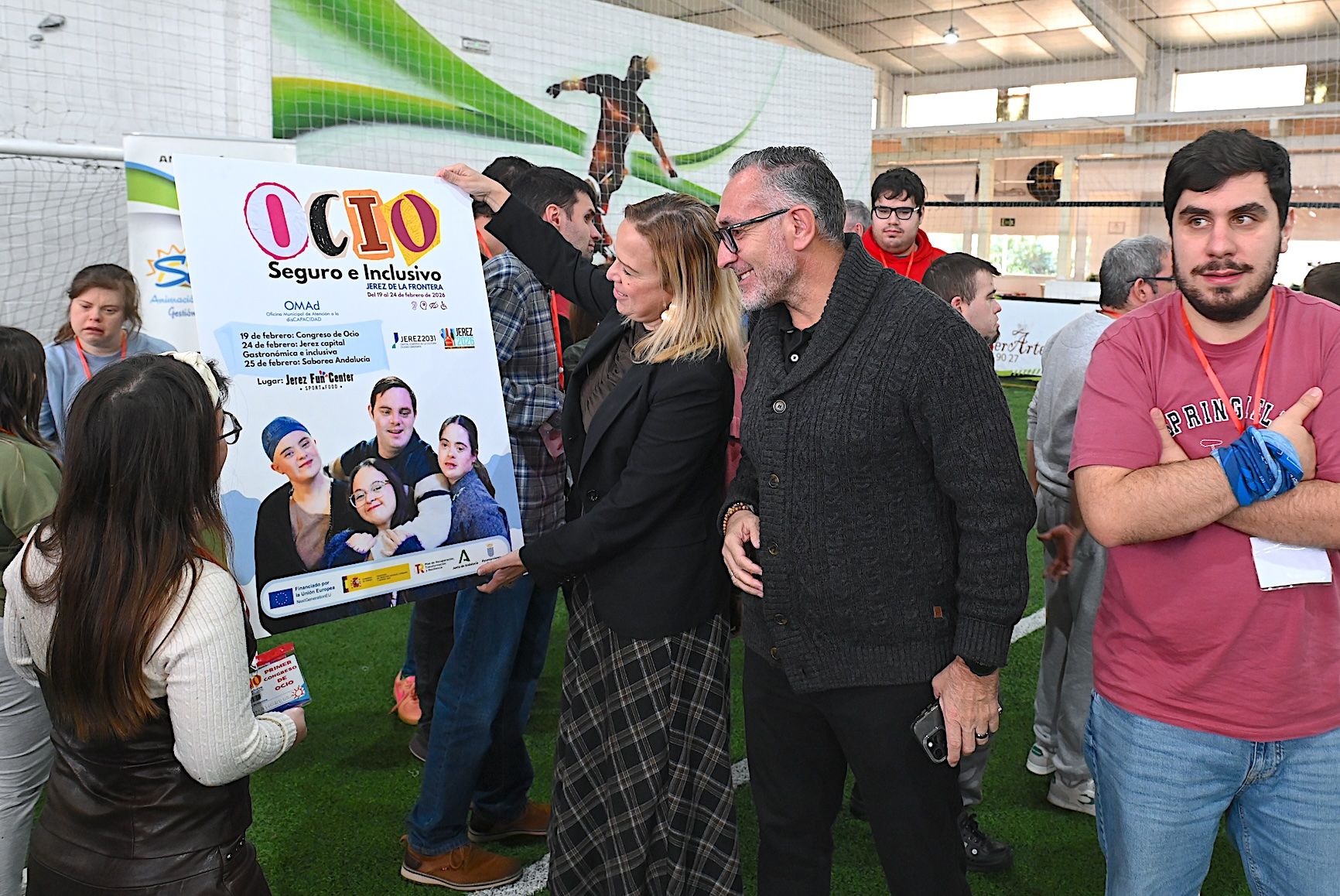 Yesika Quintero y Tomás Sampalo, en el evento. Yesika Quintero y Tomás Sampalo, en el evento.