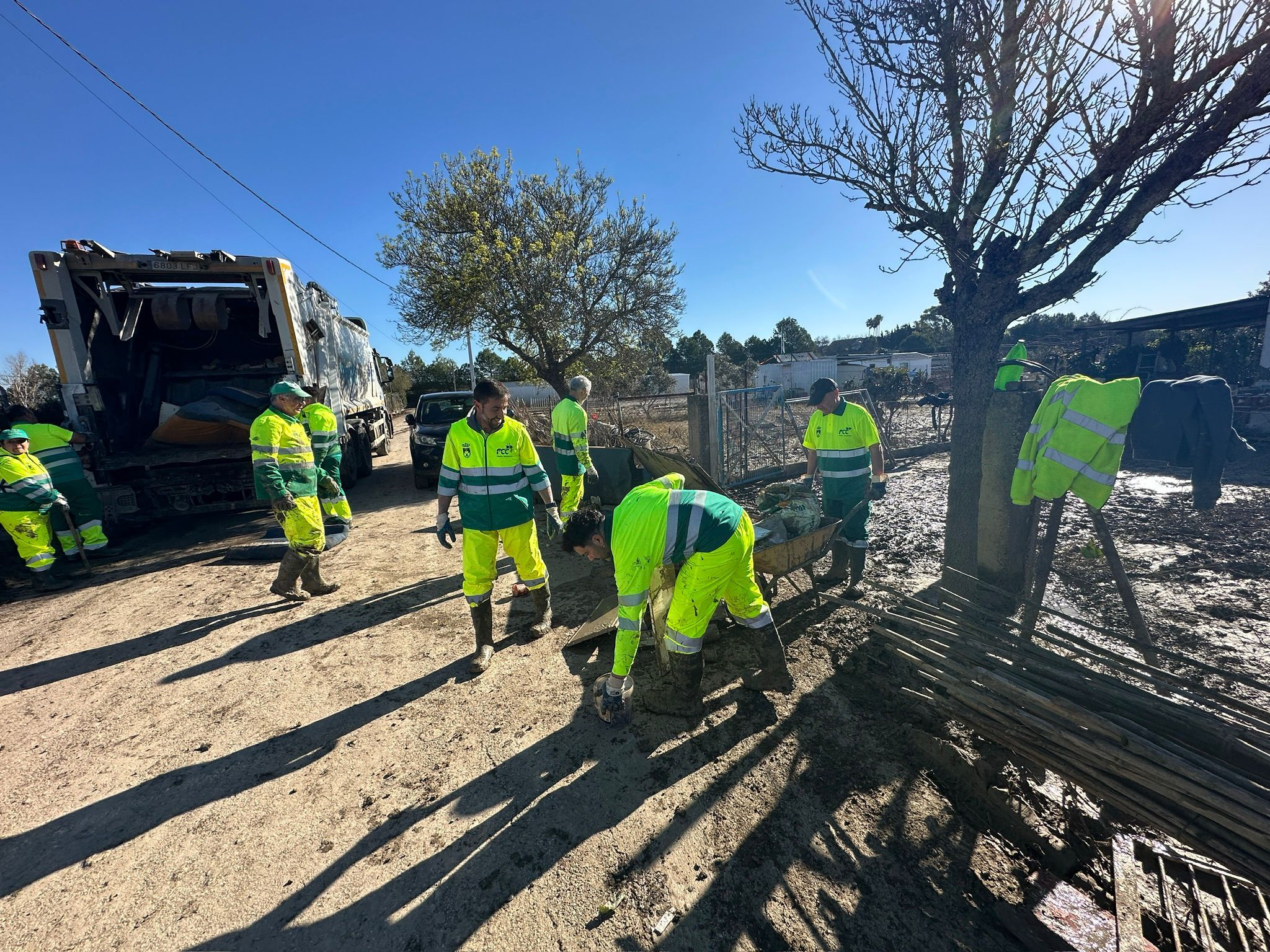 Un momento de este trabajo.