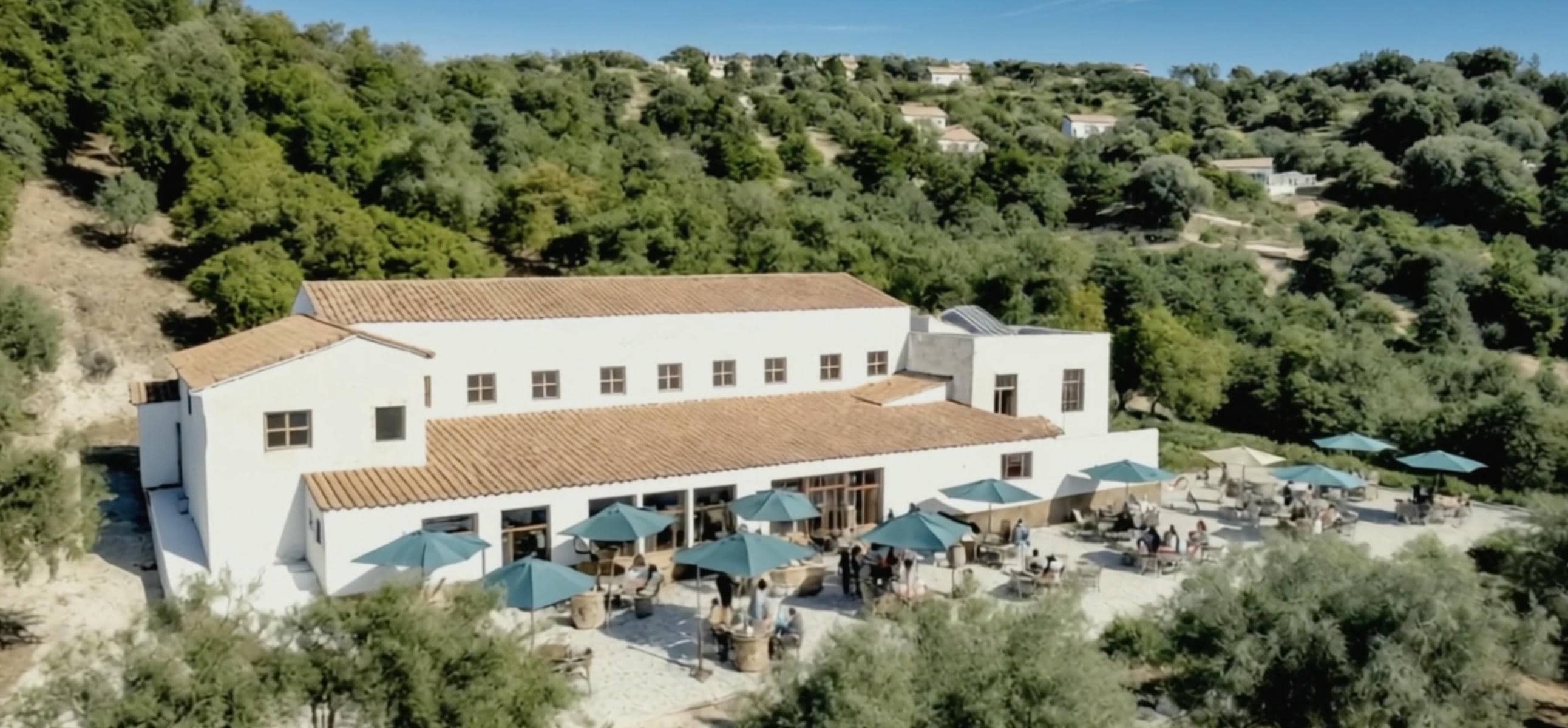 Recreación del complejo turístico del Tajo del Águila, en Algar. Recreación del complejo turístico del Tajo del Águila, en Algar.