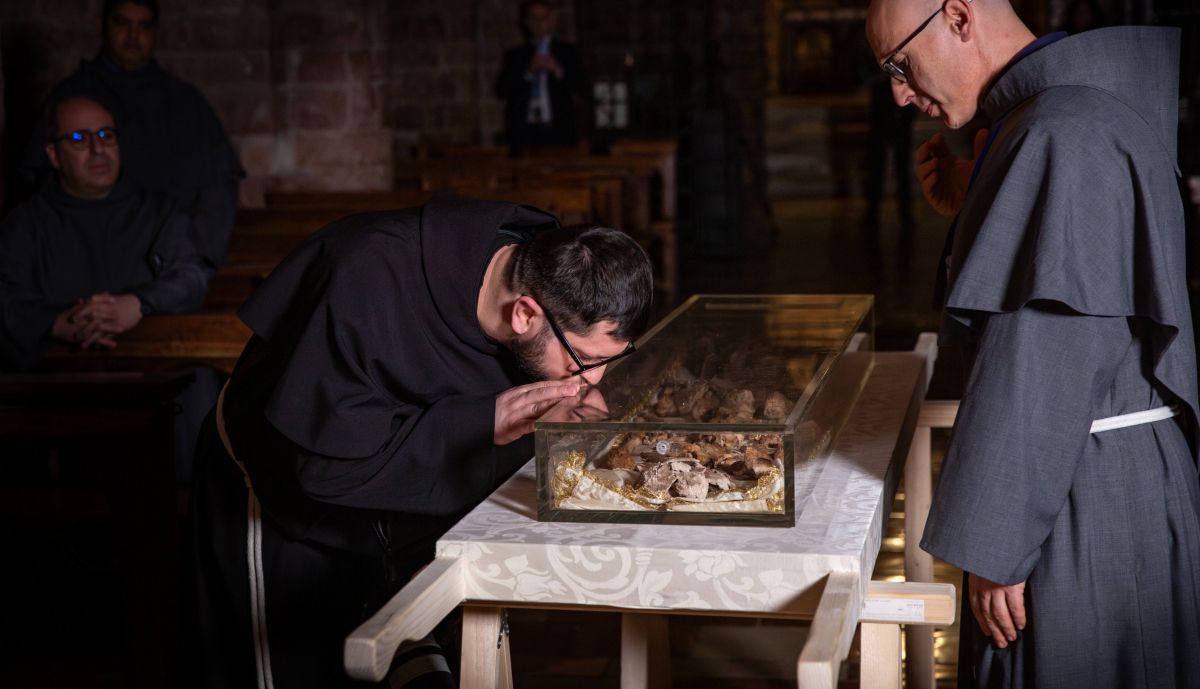 Los restos de San Francisco.