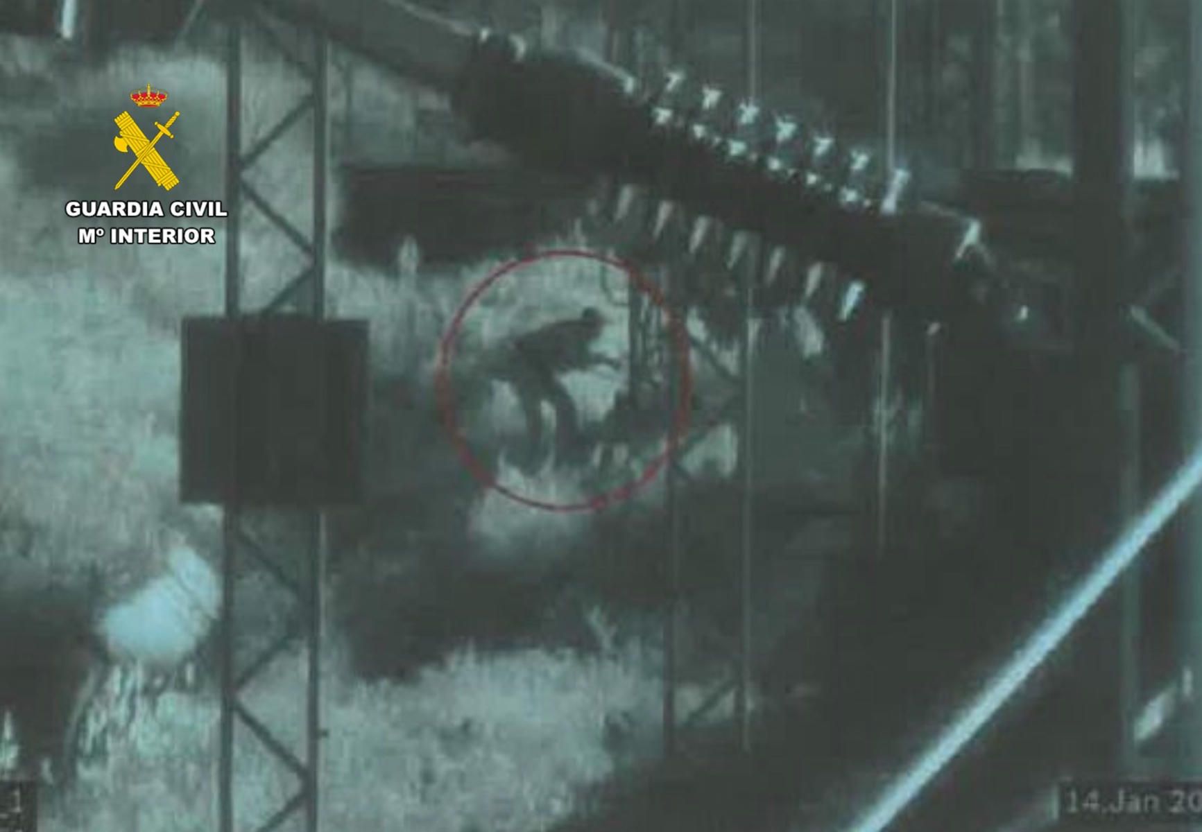 Uno de los robos de cobre.