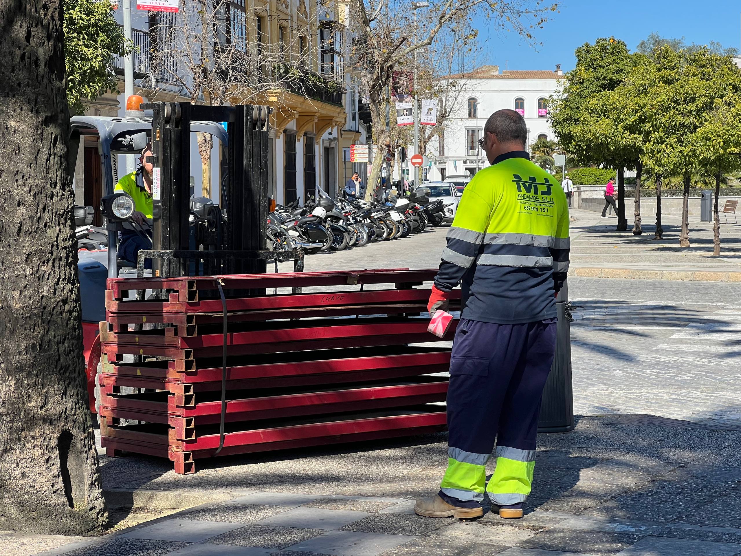 La labor de los operarios.