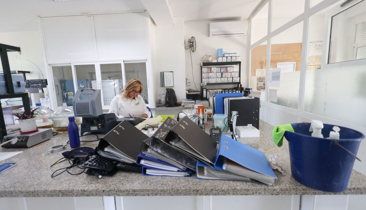 Depuradora El Portal destrozos temporal.  25