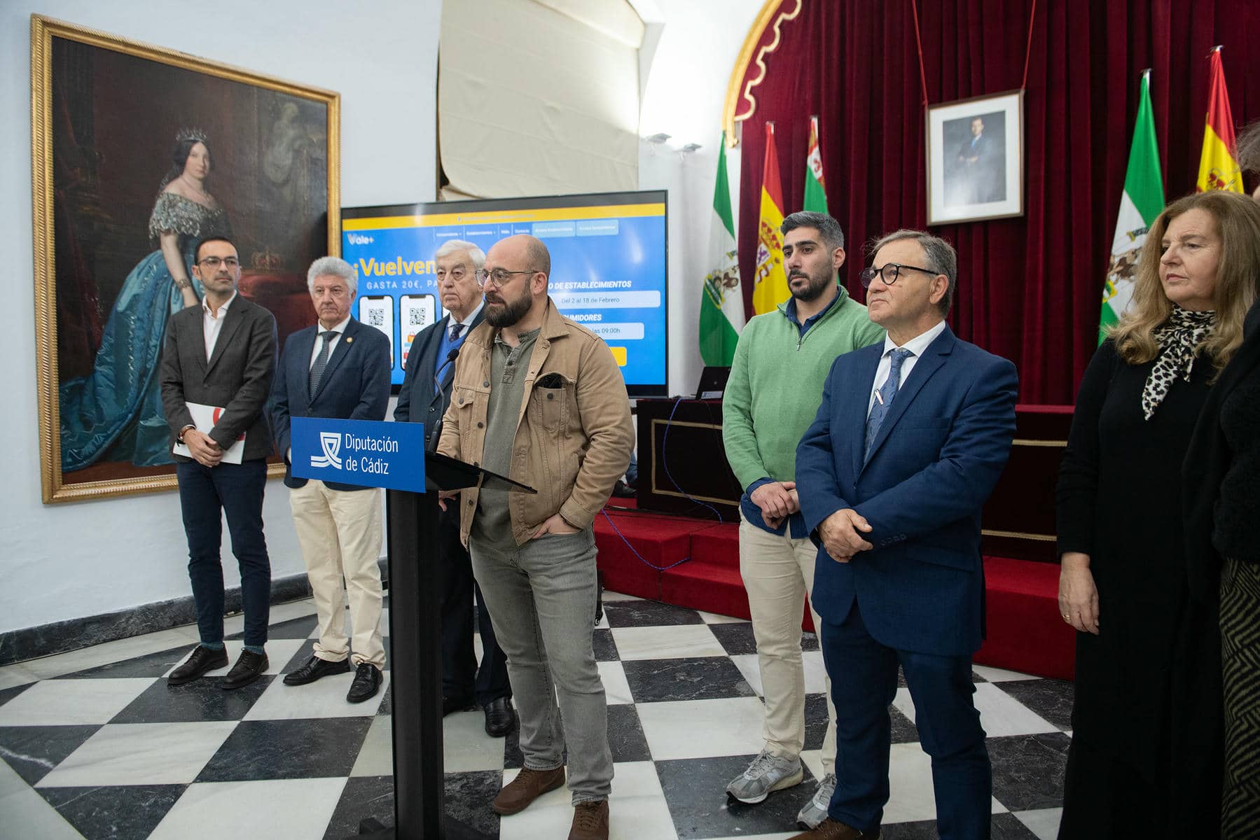 La presentación de los bonos de Cádiz Vale Más.