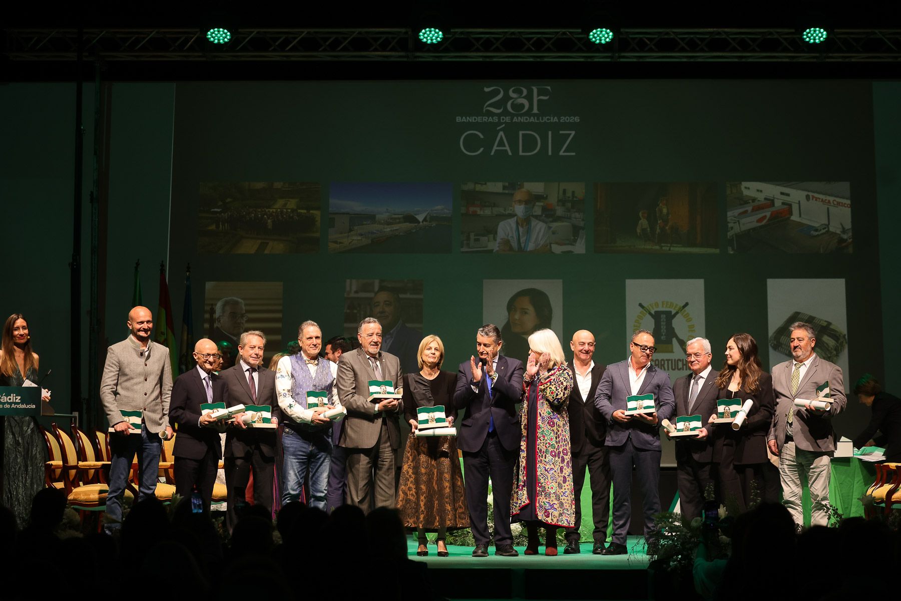 Gala de Entrega de Banderas de la Provincia de Cádiz en los Museos de la Atalaya de Jerez.