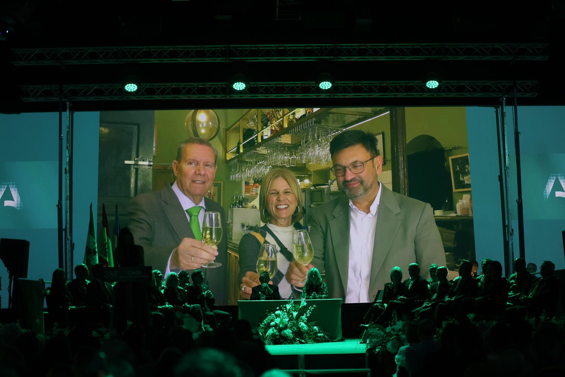 Gala de Entrega de Banderas de la Provincia de Cádiz en los Museos de la Atalaya de Jerez.