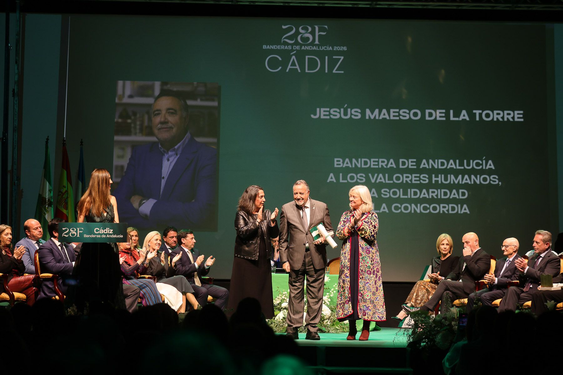 Gala de Entrega de Banderas de la Provincia de Cádiz en los Museos de la Atalaya de Jerez.