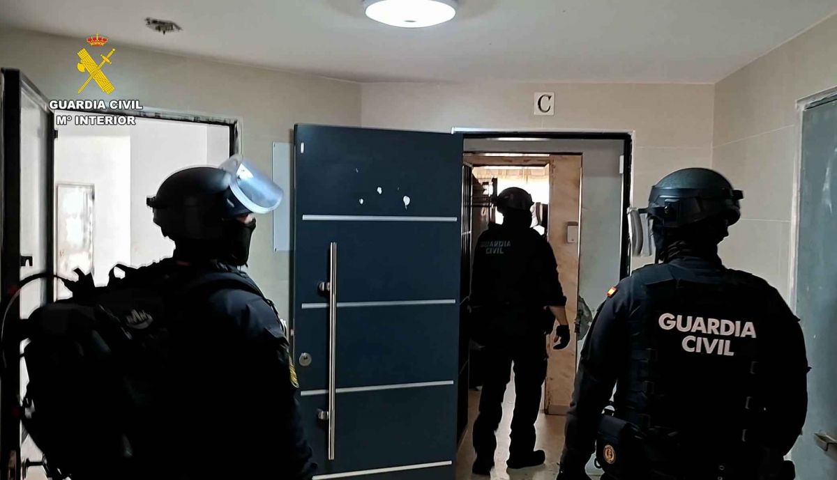 Dispositivo de la Guardia Civil.