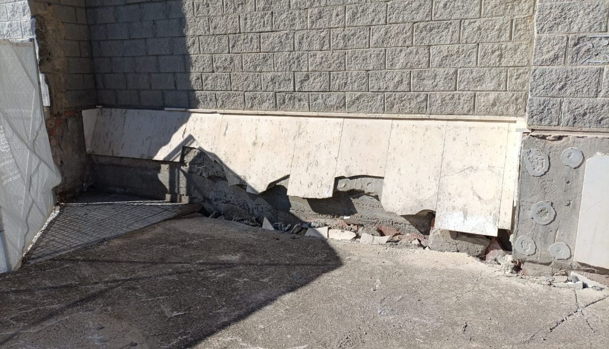 Estado de los pabellones.