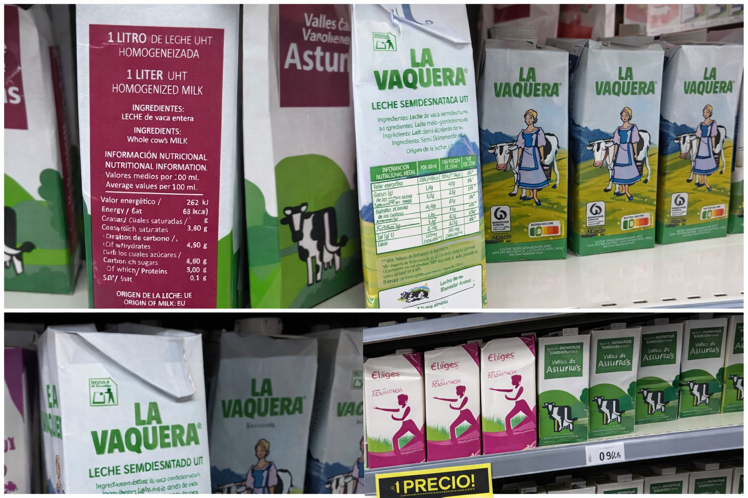 Estas leches no son de Galicia o Asturias, por mucho que hayamos caído en la argucia comercial.