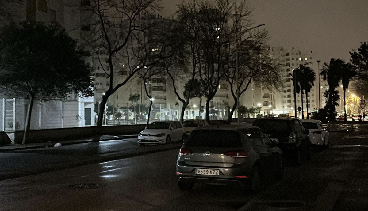 Estado de la avenida en Valdelagrana.