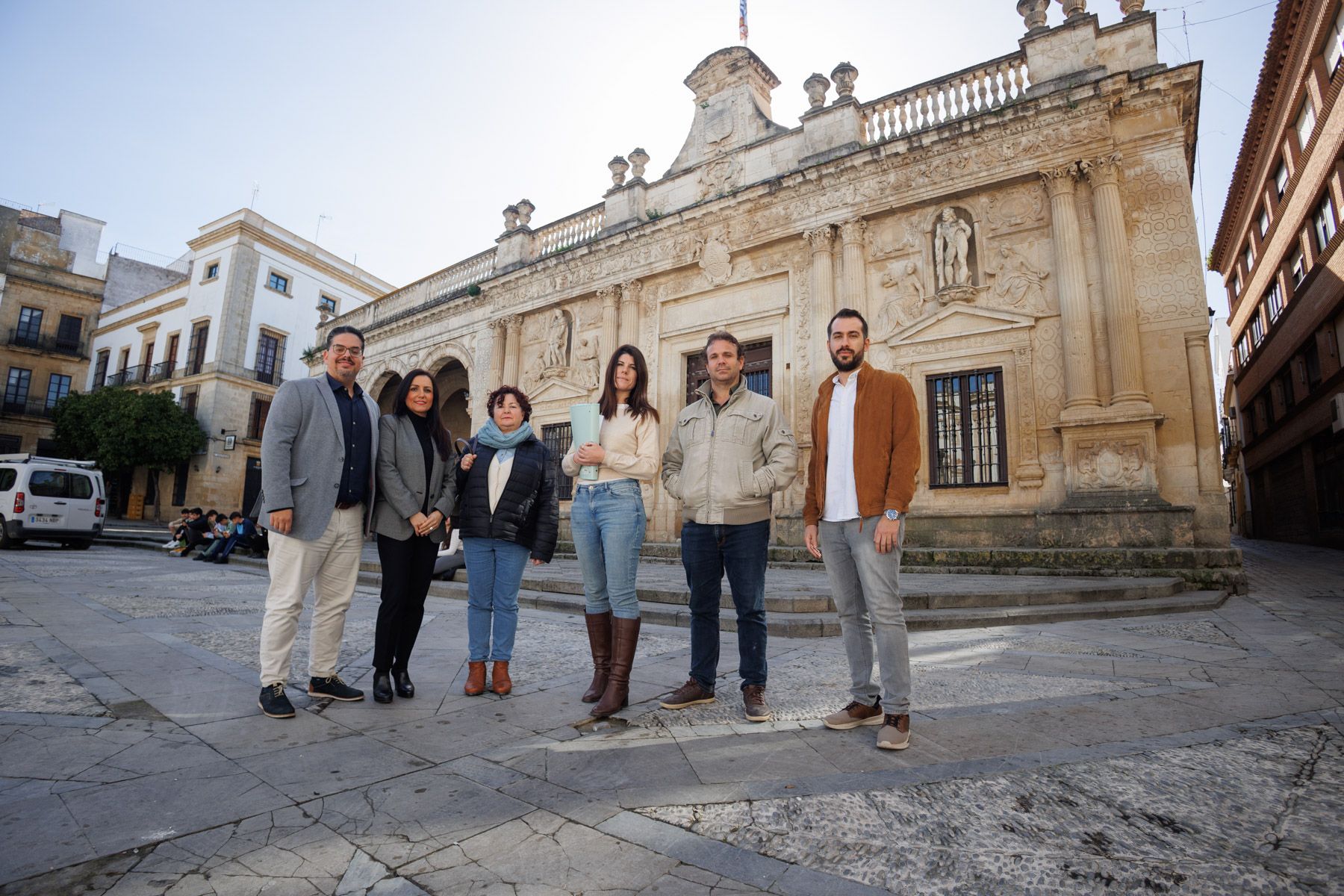 Representación de la Asociación de Funcionarios del Ayuntamiento de Jerez (AFAJ).