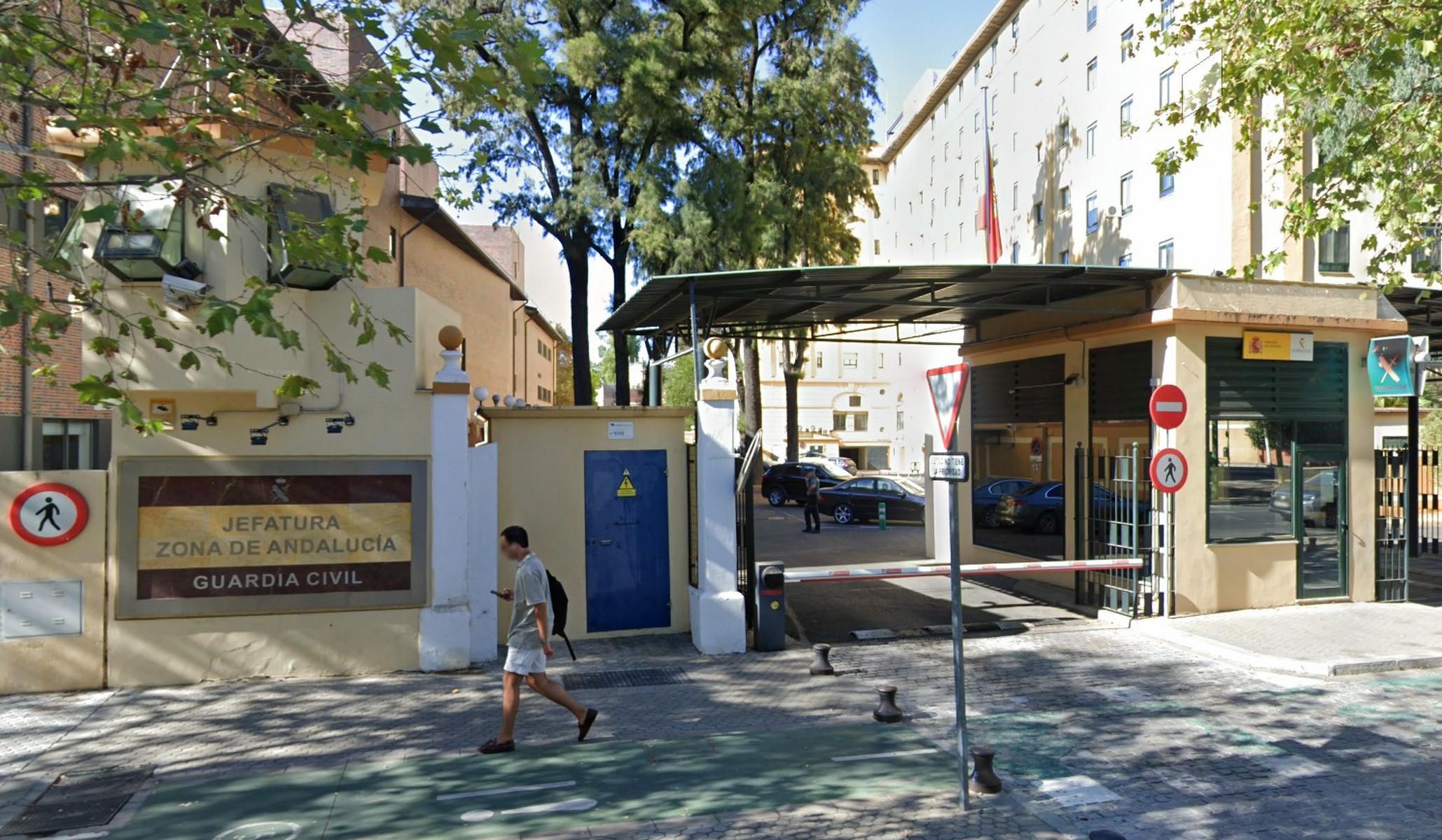La Jefatura de Andalucía de Guardia Civil, en Sevilla.